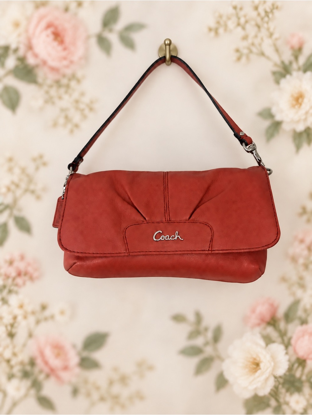 Coach mini bag coral/salmon